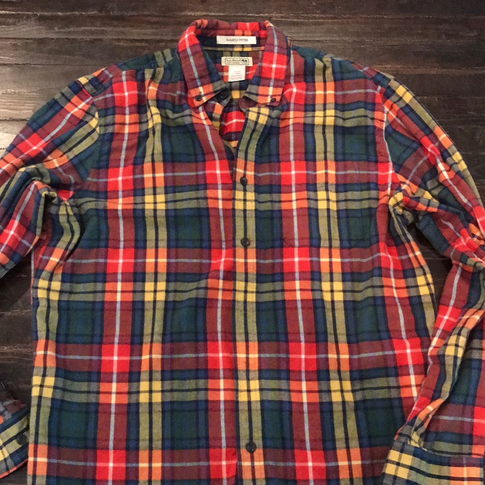 LL Bean flannel